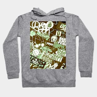 Street Graffiti Green Urban Art NYC Hoodie